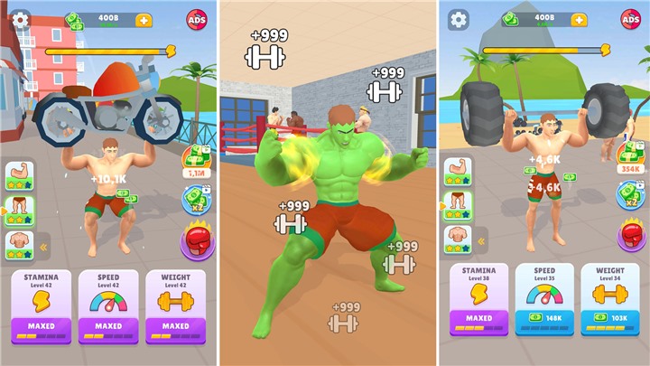 Idle Lifting Hero: Muscle Up