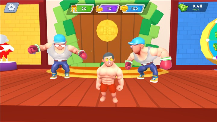 Lifting Super Hero Gym Clicker