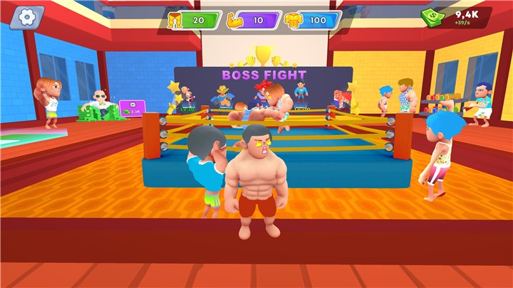 Lifting Super Hero Gym Clicker