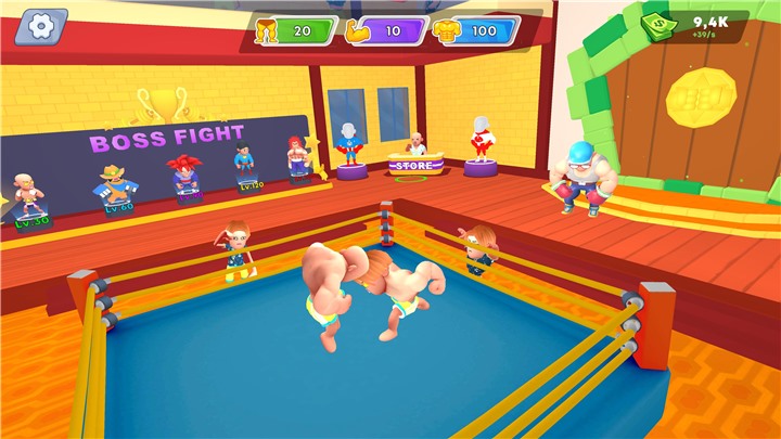 Lifting Super Hero Gym Clicker