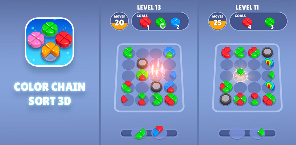 Color Chain Sort 3D